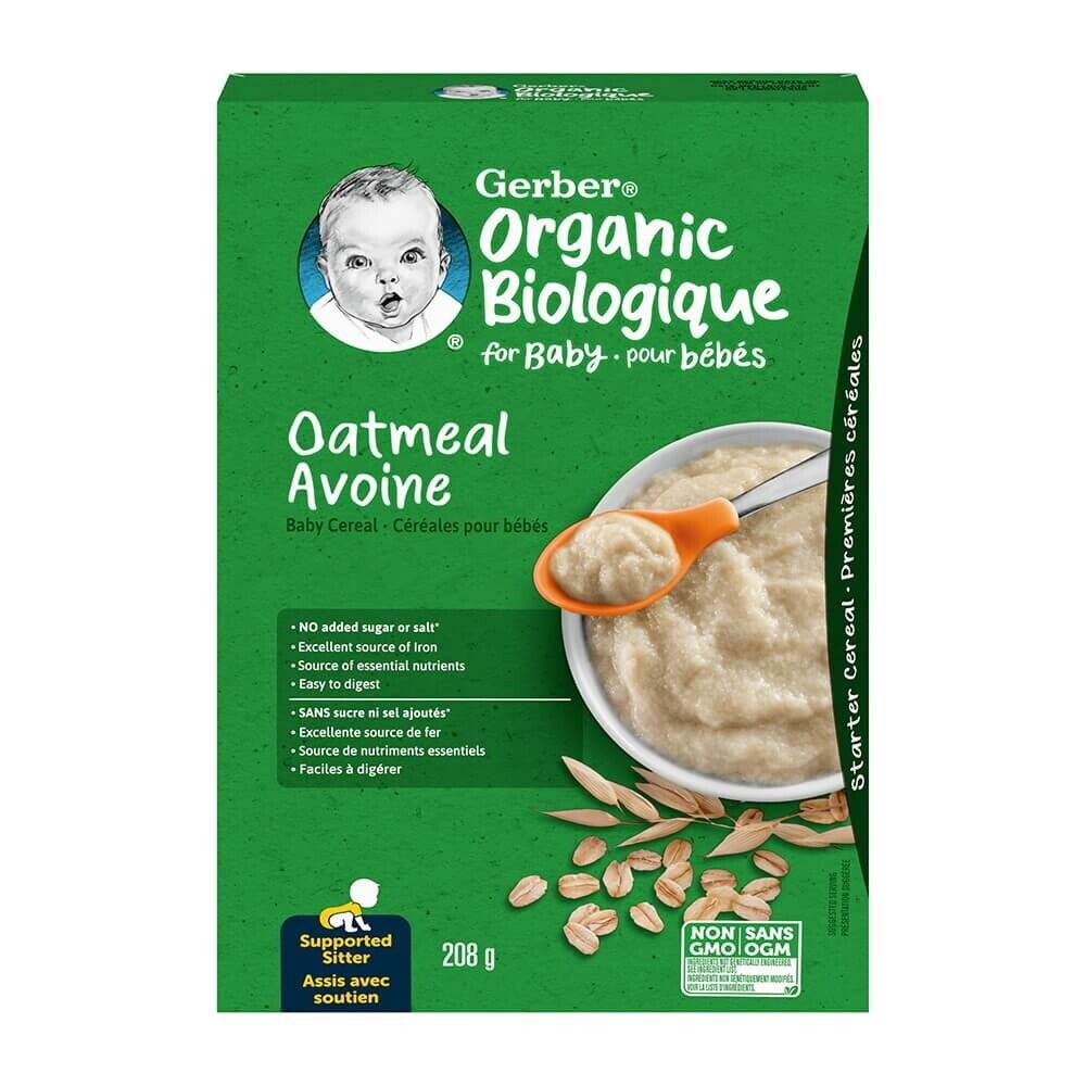 Oatmeal organic baby cereal 