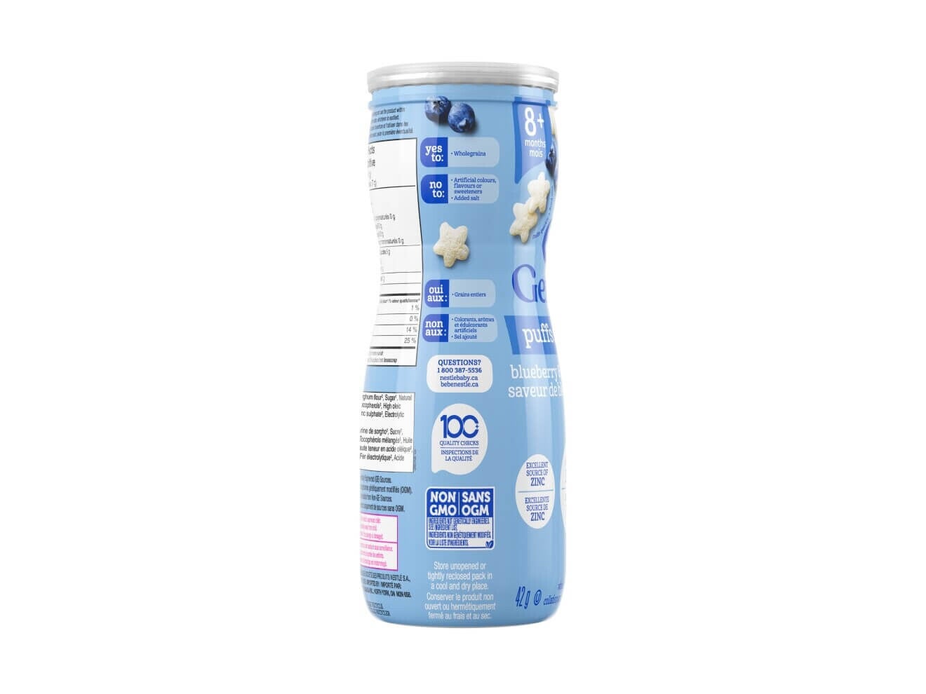Soufflés GERBER Bleuet et vanille