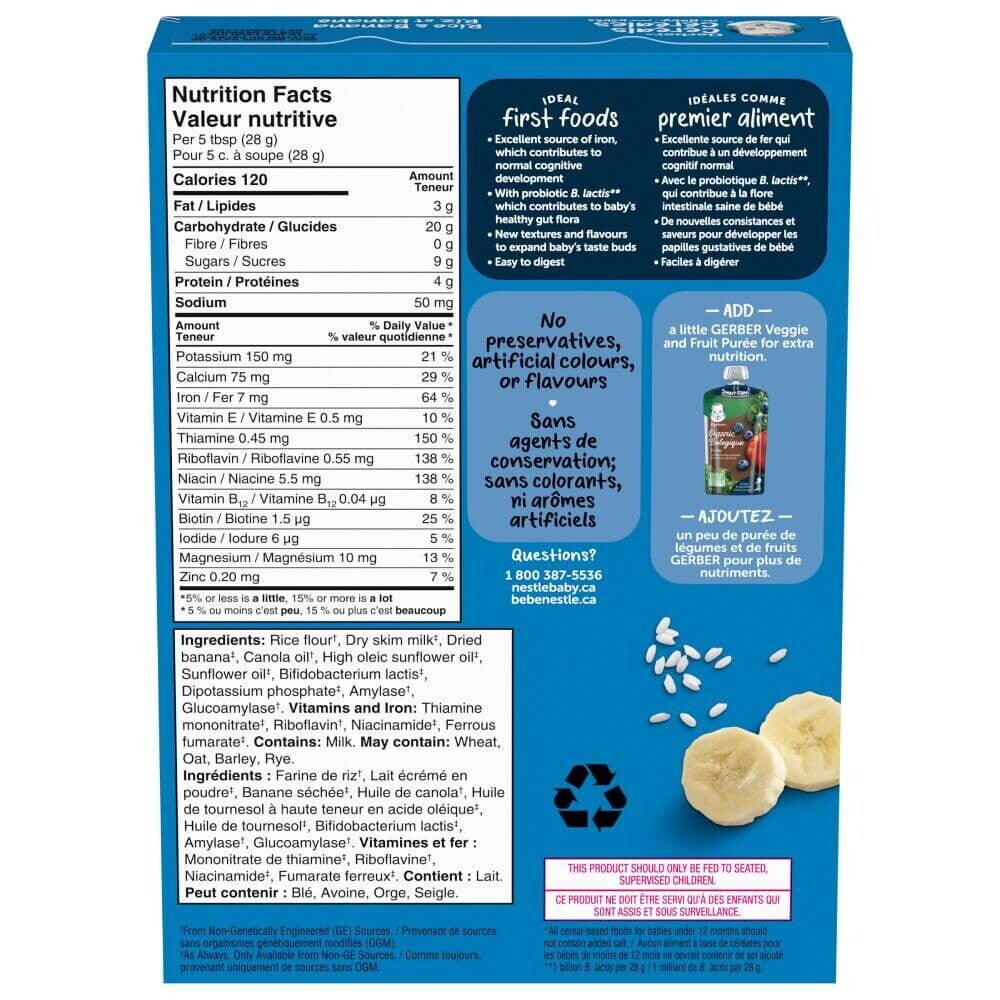 Gerber Rice Banana Cereal