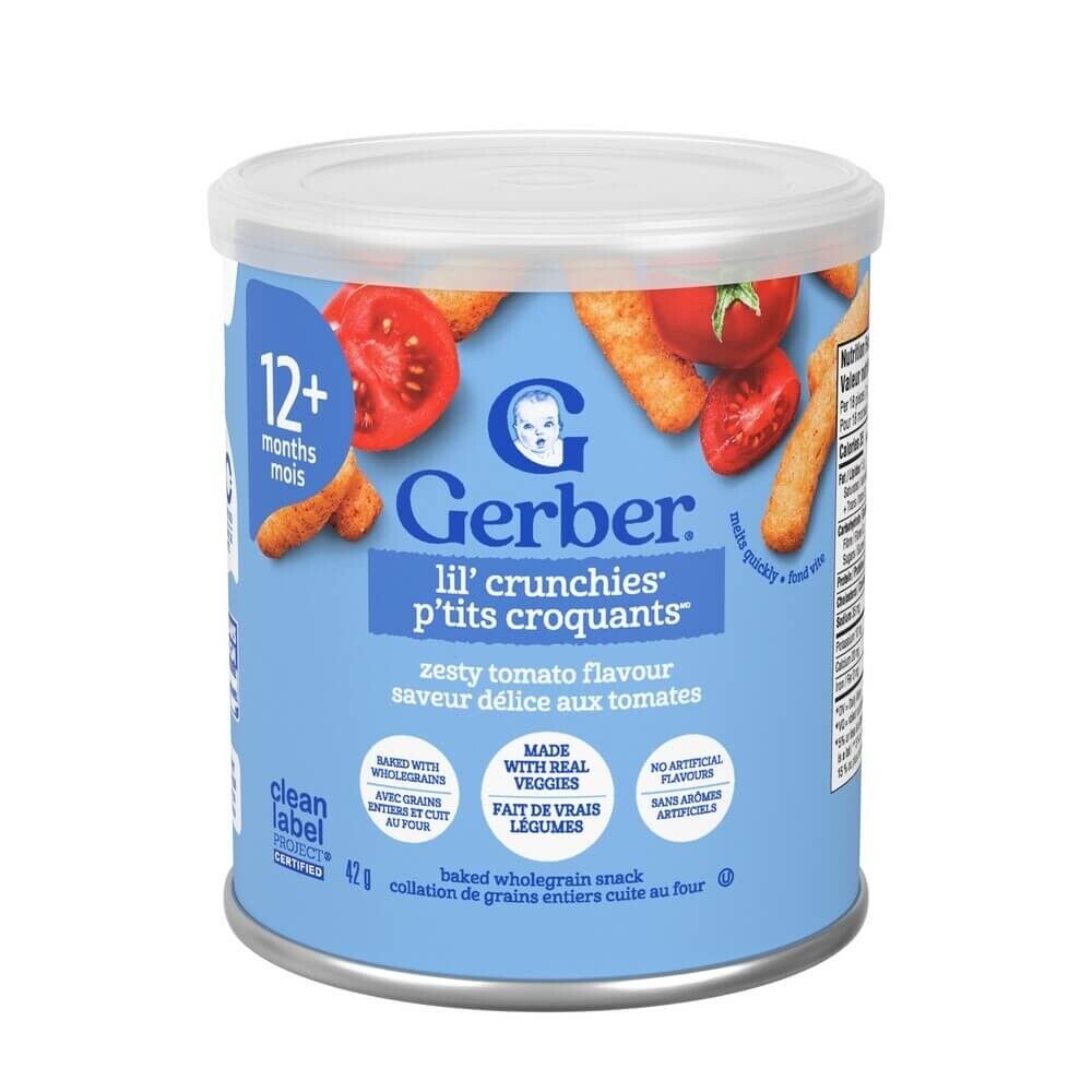 Gerber® Lil' Crunchies|Zesty Tomato|Nestlé Baby & me