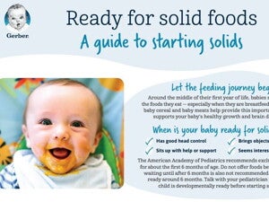 A Guide to Starting Solids