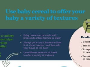 How to Use Baby Cereal with Baby-led Feeding