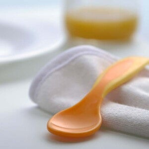 Baby first solid food