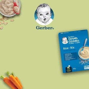 Céréales pour bébés et tout-petits
