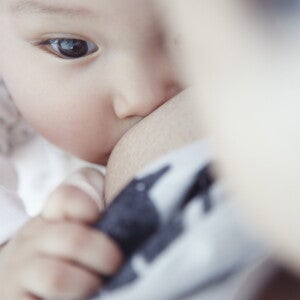 baby breastfeeding