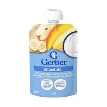 Banana Apple Mango Yogurt Purée, Made With Real Fruit and Yogurt