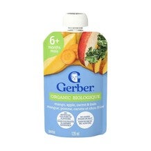 Gerber Organic Mango, Apple, Carrot & Kale Purée