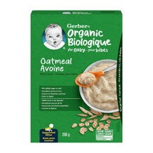 Oatmeal organic baby cereal 