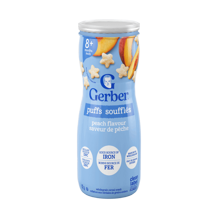 Gerber Puffs Peach_Image 1