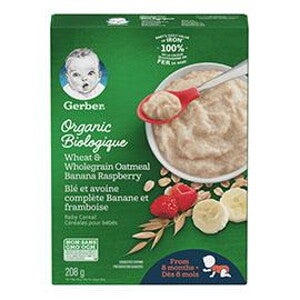 gerber cereal, gerber, toddler, cereal, banana, raspberry, baby, nestle baby