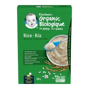 Gerber® Organic Rice Baby Cereal (Add Milk)