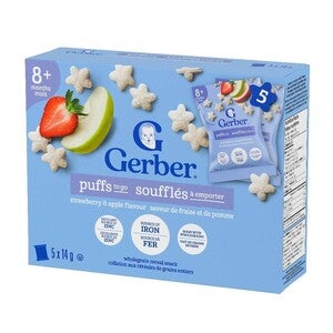 Puffs To Go Strawberry Apple | 8 months+ | Gerber