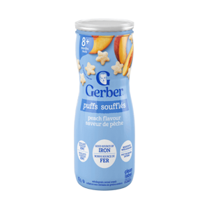 Gerber Puffs Peach_Image 1