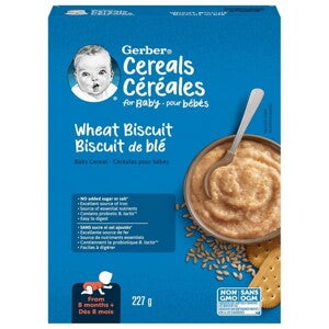 Gerber Wheat Biscuit Cereal Push