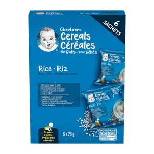 Gerber® Rice Baby Cereal, Sachets