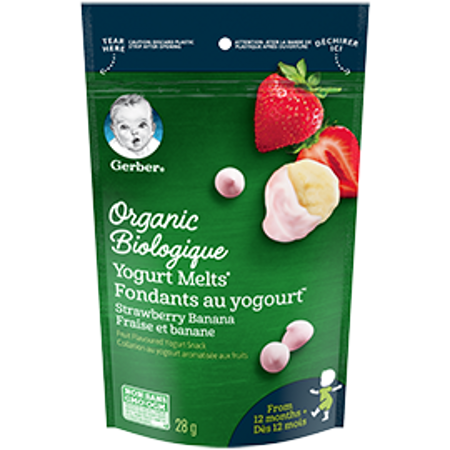 Gerber® Organic Yogurt Melts Strawberry Banana