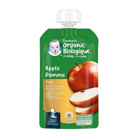 Gerber Organic Apple Puree