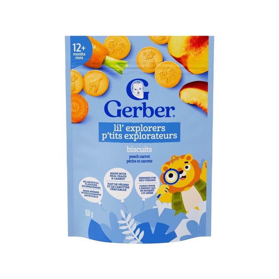 GERBER Lil' Explorers, Peach & Carrot