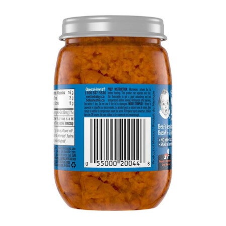 GERBER Mealtime Purée Beef and Veggies Jar​