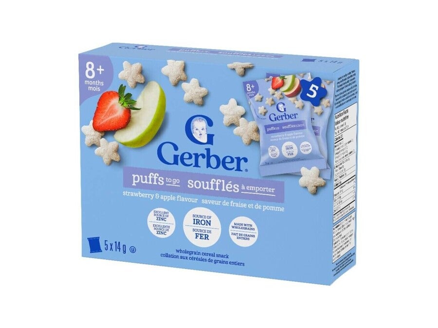 Puffs To Go Strawberry Apple | 8 months+ | Gerber