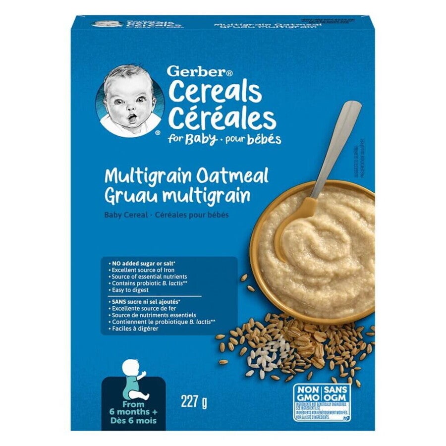Gerber Multigrain Oatmeal Baby Cereal