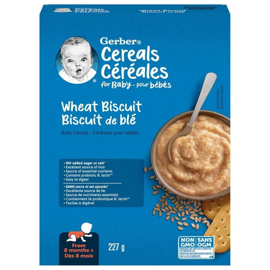 Gerber Wheat Biscuit Cereal Push