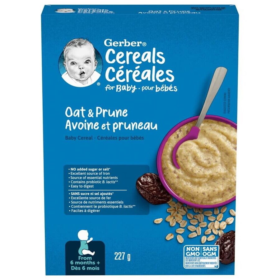 Gerber Oat Prune Baby Cereal