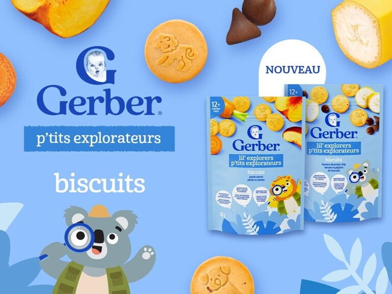 Biscuits GERBER® lil' explorers pour tout-petits