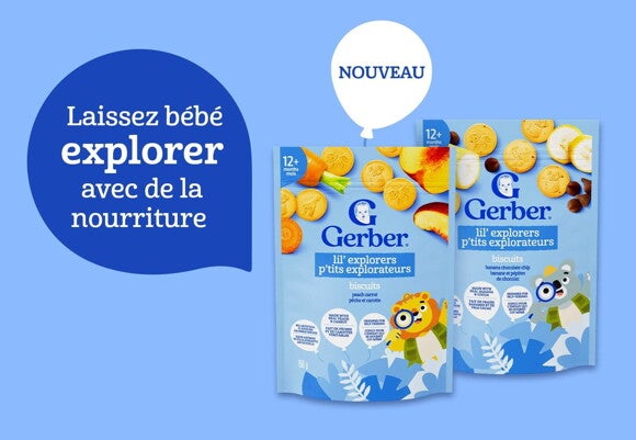 Laissez bébé explorer avec de la nourriture