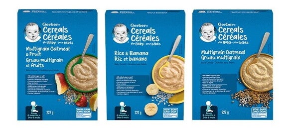 Cereals products for 6 months+