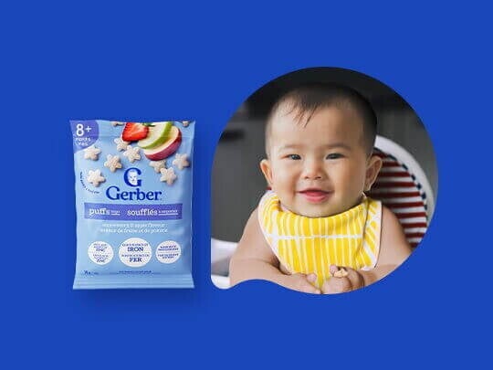 Gerber Canada Healthy Snacks for Baby & Toddler