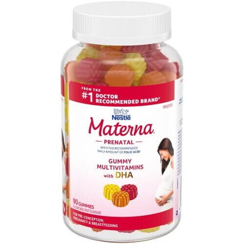 Materna® Prénatal Multivitamines + Gommes DHA