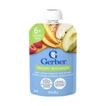 GERBER Apple, Mango, Raspberry, Avocado, with Oats Purée