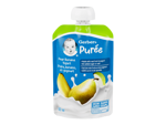 Pear Banana Yogurt Puree Made with Real Fruit and Yogurt