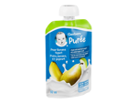 Pear Banana Yogurt Puree Made with Real Fruit and Yogurt